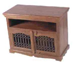 capsule jali wooden cabinet