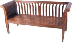 wooden bench