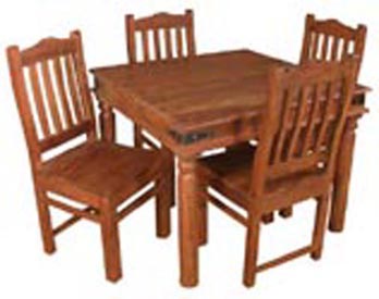 wooden dining table set