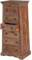 wooden 6 drawer