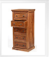 Indian Wooden Drawer Chest