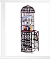Wrought Iron Wine Bottle Holder