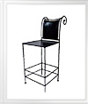 Iron Leather Chair