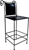 Indian Iron Leather Chair