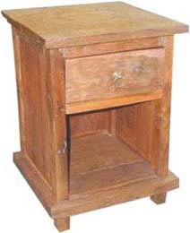 wooden 1 drawer cabinet